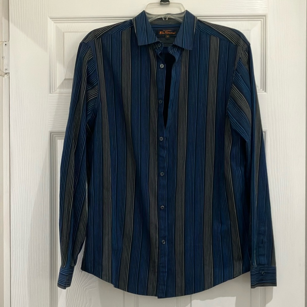 Last call-Ben Sherman Blue Casual Button Down Shirt